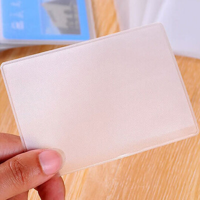 

Wutong Anan Bank Card Set Transparent ID Card Cover Scrub Card Set Unisex Bus Card Plastic Set 10 Pack