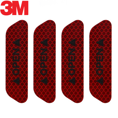 

3M Safety warning sticker 2593cm 4pcs red