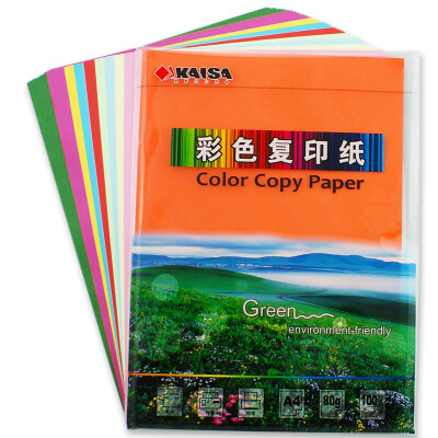 

Caesar KAISA 98605 A4 10 color copy paper 297 210mm 100 sheets bag