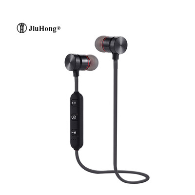 

XT-6 Bluetooth Металлические магнитные беспроводные наушники Спортивные вкладыши-вкладыши с микрофоном для мобильного телефона