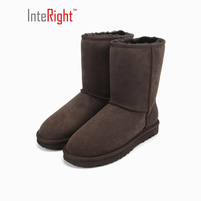 

INTERIGHT fur one warm in the tube snow boots womens boots womens shoes brown 37