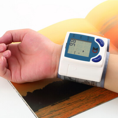 

Digital LCD Wrist Blood Pressure Monitor With Heart Beat Rate Pulse Measure