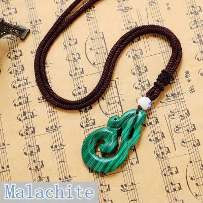 

1 pcs Yumten Party Necklace Dragon Pendant Natural Turquoise Woman Men Fine Jewelry Wonder Kpop Joias Gothic Erkek Kolyedog Destin