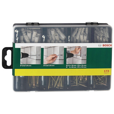 

Bosch BOSCH 173 "installation&fixed" set - including masonry drill bit head expansion screw expansion tube 2607019511