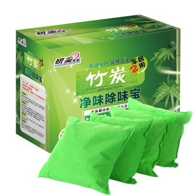 

Research&beauty car with car dual-use deodorant in addition to formaldehyde activated carbon new car new house net taste bamboo charcoal carbon pack 4000 g 100g 40 bags