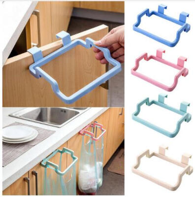 

Hot Mini Portable Plastic Door Garbage Trash Bag Can Rack Holder Kitchen Tool