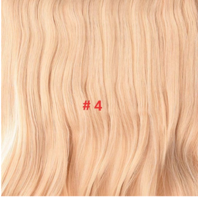 

Long 24" Stretched Wavy clip in Synthetic Hair Extensions 4 Clips One Piece Pure Color Heat Resistant Fiber 190g/piece