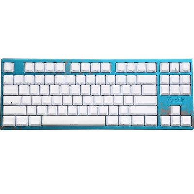 

Amerie (Varmilo) Металлический анодированный вишневый красный вал Смешанные лампы Лазерная резка Side Marker Ink Blue Shell Механическая клавиатура