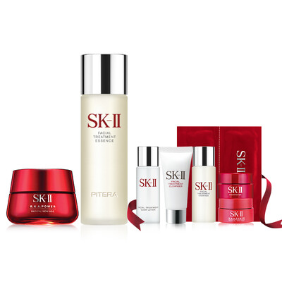 

SK-II, Питера «Магия воды» + «красный бутылка» для ухода за кожей (+ лосьон кожи 230 мл микро-мышечной должной крем 50г) (Увлажняющий Укрепляющая сыворотка)