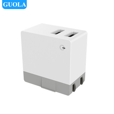 

Guola (GUOLA) Apple charger multi-port USB charging head 2.4A Andrews dual-port fast charge universal Samsung millet 6 Huawei P9