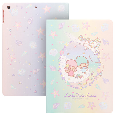 

Hello Kitty new iPad case 9.7 inch flat cartoon holster cute stand protection smart sleep set Dream Gemini * color