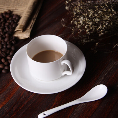 

Enjoy porcelain coffee cup&saucer set Continental coffee cup&spoon a spoon Swan Lake