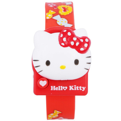 

Hello Kitty (HelloKitty) детские часы ЖК-формы сладости сладости студентов-студентов прыгать слово стол HK266D оживленно красный