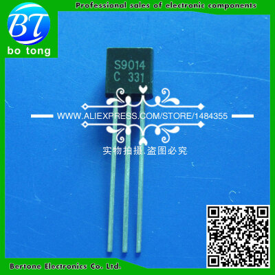 

Free shipping 100PCS S9014 S9014C TO-92 0.15A 50V NPN