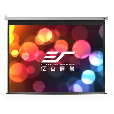 

Elite Screens ESP120VT 120 inch 4 3 white plastic remote control electric curtain projection curtain projector curtain