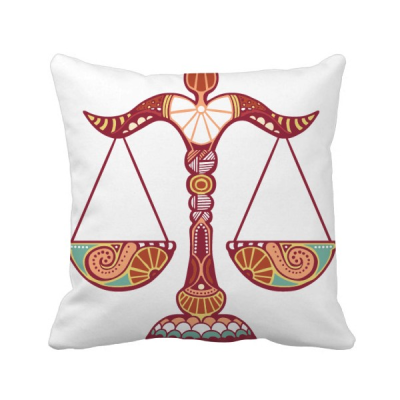 

Libra Constellation Zodiac Symbol Square Throw Pillow Insert Cushion Cover Home Sofa Decor Gift