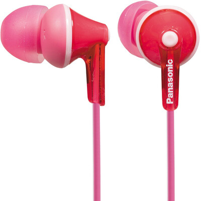 

Panasonic Panasonic RP-HJE125GK-P fun in-the-ear style earphone pink wear comfortable isolated noise sound quality clear