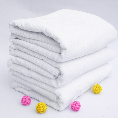 

80 180CM Microfiber White Towel Beauty Salon Barber Shop or Hotel Cotton Towel Household Bath Towel Towel Beach Towel