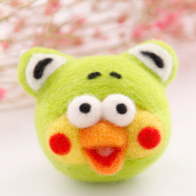 

1 комплект DIY пакет материала с инструментами для начинающих некондиционных изделий шерстяной войлок Poke ручной DIY войлок, заду