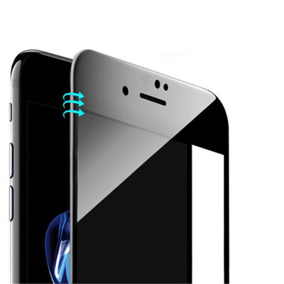 

Smorss 3D full screen Apple 7Plus tempered film full-screen coverage iPhone7Plus tempered film 3D carbon fiber soft side HD mobile phone protective film black