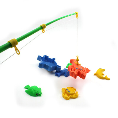 

Vanker Educational Fish Pond Game Magnetic Fishing Pole Rod & Fish Model Set Kid Toy