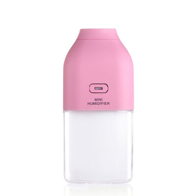 

Dry qianyue foggy energy bottle humidifier large capacity silent office mini bedroom home air conditioning air humidifier creative aromatherapy machine portable usb rechargeable pink
