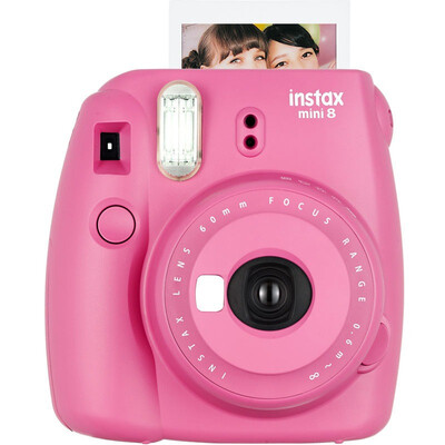 

Fuji (Fujifilm) Instax Fun нечетное время камеры изображения mini8 энтузиазма порошок (страсть розовый)