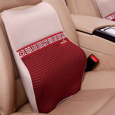 

Nile NILE Pingbu Qingyun car waist office space memory cotton pillow back cushion car waist pillow red