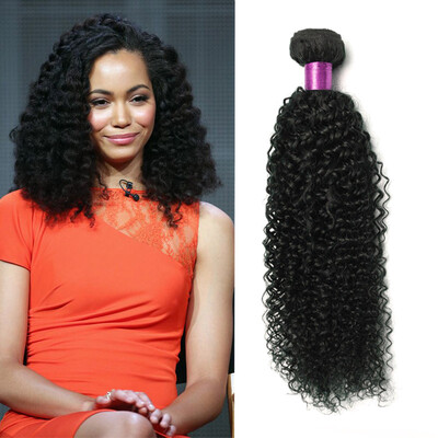 

Mongolian Kinky Curly Virgin Hair 3 Bundles Natural Black 100g/pcs 100% Unprocessed Mongolian Kinky Curly Human Hair Extensions
