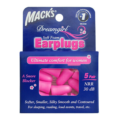 

Беруши шумозащитные Mack’s, 5 пар