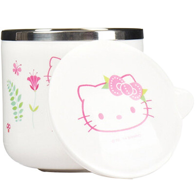 

【Jingdong Supermarket】 Hello Kitty Hello Kitty Handle Hand Cup 260ml White