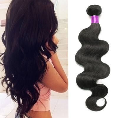 

7A Brazilian Body Wave Virgin Human Hair 3 Bundles Deal Natural Black Brazilian Virgin Hair Body Wave Hair Wefts On Sale top hair