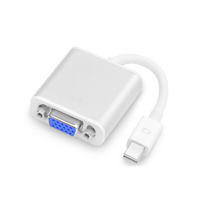 

Fudge Kelly 044 Apple Computer Accessories MINI DP to VGA Converter thunderbolt Thunderbolt Interface Projector Adapter VGA Converter Aluminum Edition