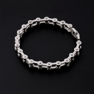

Classic Men's Cool Titanium Steel Bracelet Link Chain Wristband Bangle