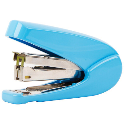 

(Deli) 0429 fashionable color-type power-saving stapler can be set 20 (12 # nail type) blue