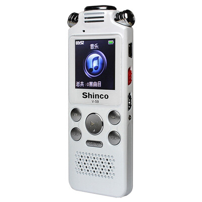 

Shinco (Shinco) V-59 32G диктофон снижение Профессиональный HD телеобъектив шум Запись голоса защищен паролем редактор MP3-плеер Ivory