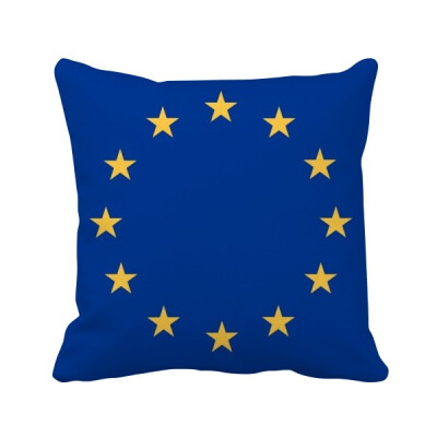 

EU National Flag Europe Country Square Throw Pillow Insert Cushion Cover Home Sofa Decor Gift