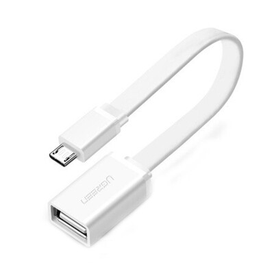 

Зеленый кабель OTG для передачи данных Micro USB адаптер линия Эндрюс плоская панель / мобильный телефон U разъем для дисков поддержка Huawei / просо / Samsung / Meizu плоская линия 15 см 10395 белый