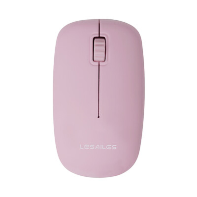 

LESAILES LIMI24G wireless optical USB mouse pink