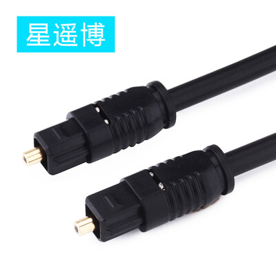 

Chongbo Cinyobo CYB-GX-HS40 digital digital fiber audio cable amplifier DVD player home theater audio line square audio cable black 15 meters