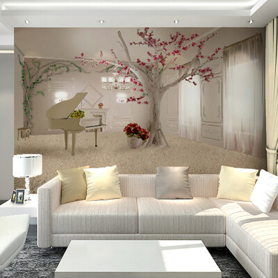 

Custom Any Size 3D Wall Murals Wallpaper For Living Room Modern Fashion Beautiful Photo Murals Tree Wall Papers Home Decor