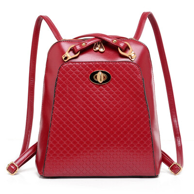 

Luxury Brand Women leather school bag fashion backpack for girls teenagers casual backpack travel outdoor shoulder bag high quality bag