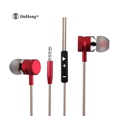 

C17 3.5mm In-Ear Headphones Stereo intelligent wire control Multi-color and Microphone Apply to iphone and all Android phone