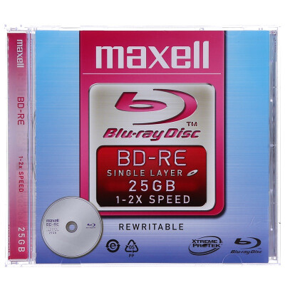 

Maxell BD-RE 25G Blu-ray rewritable single-chip box