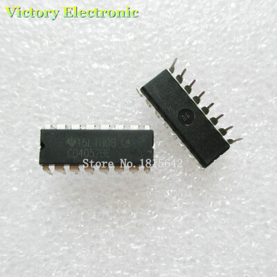 

Brand New CD4052BE CD4052BCN cd4052 DIP-16 Signal Separator Demultiplexer 10PCS/Lot Wholesale Electronic