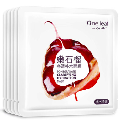 

A leaf Zhu Le men oil control water mask 5 oil control water deep cleansing mask men skin care products set