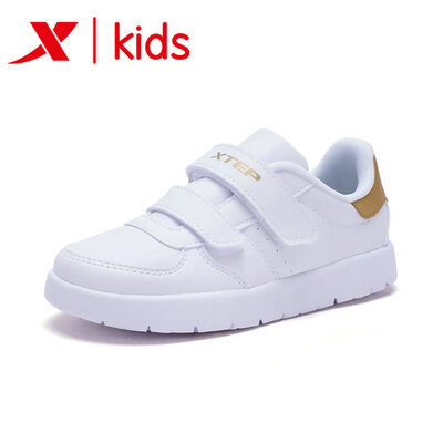 

Xtep XTEP childrens shoes childrens sports shoes boys casual shoes new childrens non-slip wear-resistant small white shoes skateboard shoes 682116319796 Platinum 31 yards