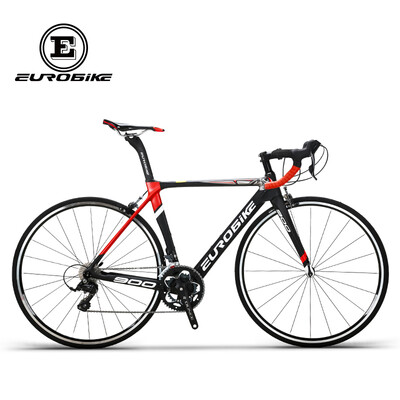 

EUROBIKE 50CM Carbon Frame 700C Racing BicycleEurobike 18 Speed Road Bike