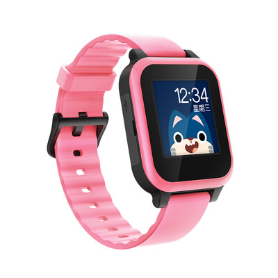 

Sogou candy cat (teemo) детские часы для смартфонов Plus GPS-позиционирование анти-потерянный акварельный экран студия позиционирования мобильный розовый