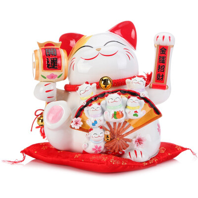 

Jingdong Supermarket Jinshi Workshop Lucky Cat Swinged Decoration Decoration Large Electric Carrier Lucky Cat Shop Opening Gift Decoration C53508